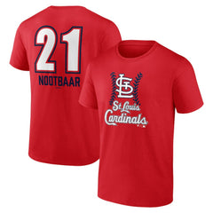 Lars Nootbaar St. Louis Cardinals Fastball Player Name & Number T-Shirt - Red - MLB Online