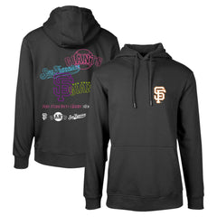 San Francisco Giants Levelwear Podium Vintage Pullover Hoodie - Black - MLB Sale