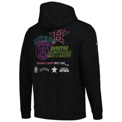 Houston Astros Levelwear Podium Vintage Pullover Hoodie - Black - MLB Discount