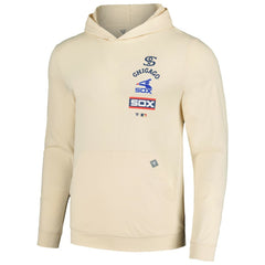 Chicago White Sox Levelwear Base Line Pullover Hoodie - Cream - MLB Online
