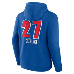 Seiya Suzuki Chicago Cubs Fastball Player Name & Number Pullover Hoodie - Royal - MLB Online