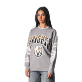 Vegas Golden Knights The Wild Collective Unisex Tie-Dye Double Collar Pullover Sweatshirt - Gray - NHL 201271292