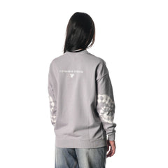 Pittsburgh Penguins The Wild Collective Unisex Tie-Dye Double Collar Pullover Sweatshirt - Gray - NHL 201271294