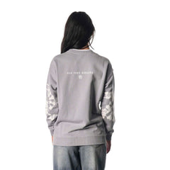 New York Rangers The Wild Collective Unisex Tie-Dye Double Collar Pullover Sweatshirt - Gray - NHL 201271296