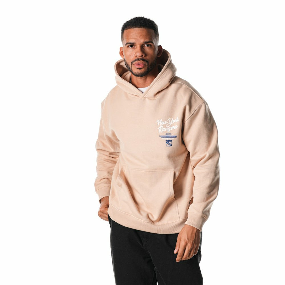 New York Rangers The Wild Collective Unisex Pullover Hoodie - Cream - NHL 201271301