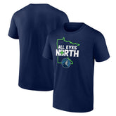 Minnesota Timberwolves Pick & Roll Coverage T-Shirt Navy