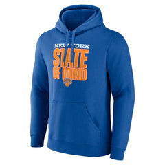 New York Knicks Pick & Roll Coverage Pullover Hoodie Blue | New Era online