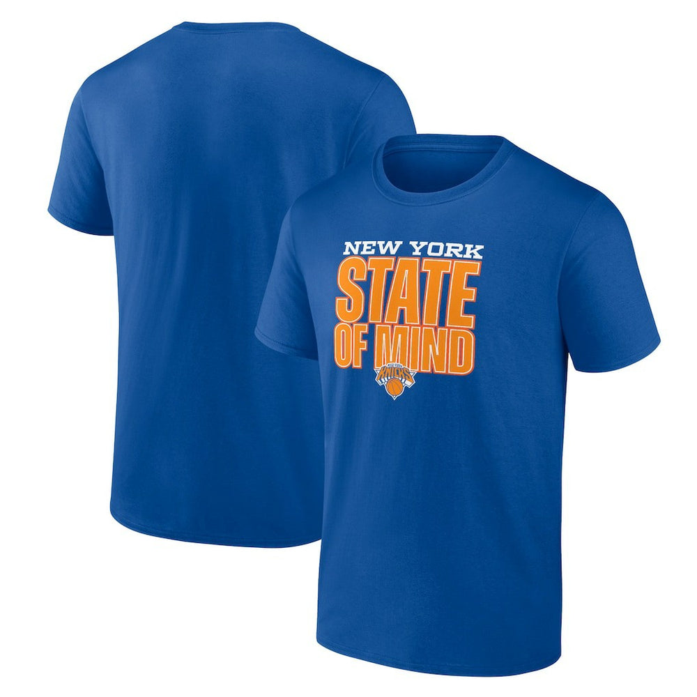 New York Knicks Pick & Roll Coverage T-Shirt Blue | New Era online