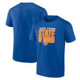 New York Knicks Pick & Roll Coverage T-Shirt Blue | New Era online