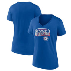 Philadelphia 76ers Pick & Roll Coverage V-Neck T-Shirt Royal