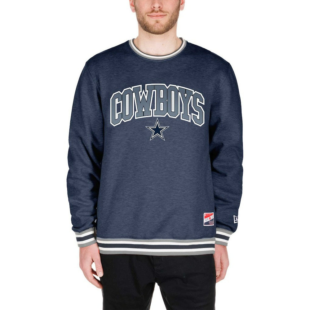 Dallas Cowboys New Era Big & Tall Pullover Sweatshirt Navy