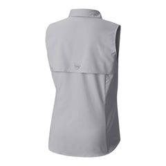 Columbia Arizona Cardinals Women's PFG Tamiami Omni-Shade Sleeveless Button-Up Shirt Gray