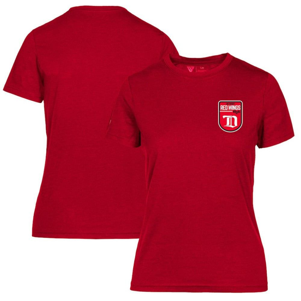 Detroit Red Wings Levelwear Women's Retro Maddox T-Shirt - Red - NHL 201275380