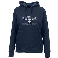 Toronto Maple Leafs Levelwear Women's Retro Adorn Spellout Pullover Hoodie - Navy - NHL 201275449