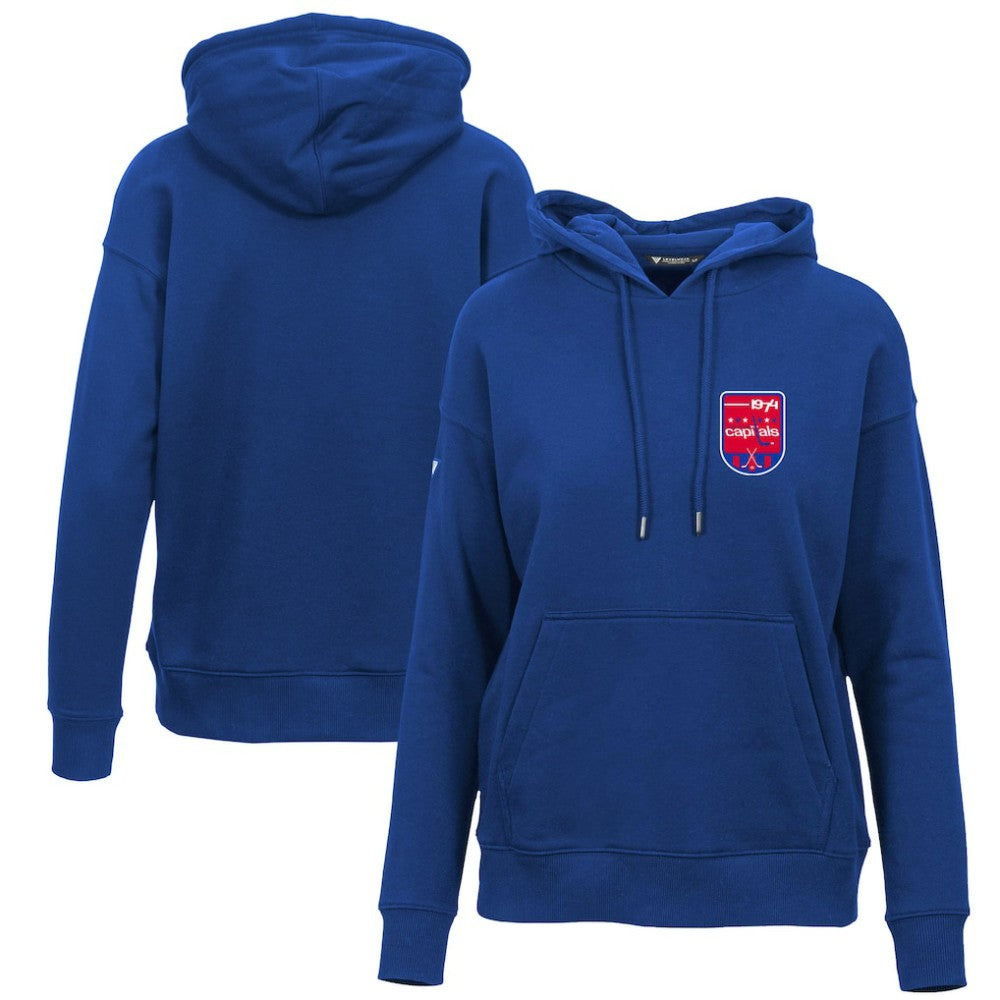 Washington Capitals Levelwear Women's Retro Adorn Pullover Hoodie - Royal - NHL 201275472