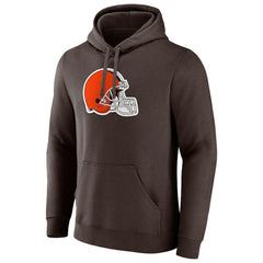 Fanatics Cleveland Browns Primary Logo Pullover Hoodie Brown
