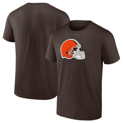 Fanatics Cleveland Browns Adult Primary Logo T-Shirt Brown