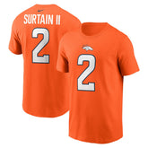 Nike Patrick Surtain II Denver Broncos Name & Number T-Shirt Orange