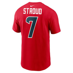 Nike C.J. Stroud Houston Texans Player Name & Number T-Shirt Red
