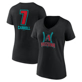 Corbin Carroll Arizona Diamondbacks Women's Name & Number Fastball V-Neck T-Shirt - Black - MLB Online