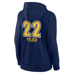 Christian Yelich Milwaukee Brewers Women's Name & Number Fastball Pullover Hoodie - Navy - MLB Discount