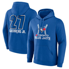 Vladimir Guerrero Jr. Toronto Blue Jays Name & Number Fastball Pullover Hoodie - Royal - MLB Sale
