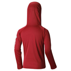 Cleveland Guardians Columbia Youth Terminal Tackle Long Sleeve Hoodie T-Shirt - Red - Columbia Sale