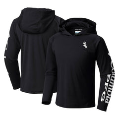 Chicago White Sox Columbia Youth Terminal Tackle Long Sleeve Hoodie T-Shirt - Black - Columbia Lifestyle