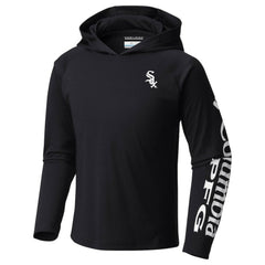 Chicago White Sox Columbia Youth Terminal Tackle Long Sleeve Hoodie T-Shirt - Black - Columbia Lifestyle
