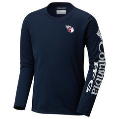 Cleveland Guardians Columbia Youth Terminal Tackle Long Sleeve T-Shirt - Navy - Columbia on Sale