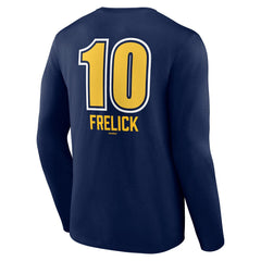 Sal Frelick Milwaukee Brewers Name & Number Fastball Long Sleeve T-Shirt - Navy - MLB Lifestyle
