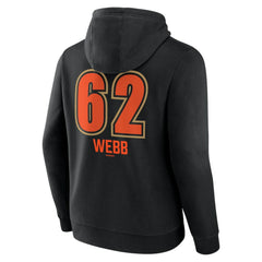 Logan Webb San Francisco Giants Name & Number Fastball Pullover Hoodie - Black - MLB Lifestyle