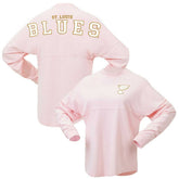 St. Louis Blues Fanatics Women's Spirit Jersey Long Sleeve T-Shirt - Pink - NHL 201279773