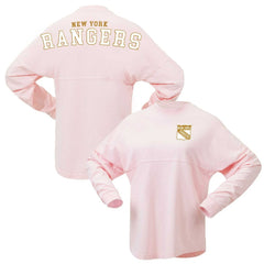New York Rangers Fanatics Women's Spirit Jersey Long Sleeve T-Shirt - Pink - NHL 201279778