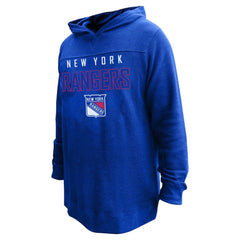 Mika Zibanejad New York Rangers Profile Women's Plus Size Name & Number Thermal Pullover Hoodie - Blue - NHL 201279780