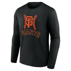Patrick Bailey San Francisco Giants Name & Number Fastball Long Sleeve T-Shirt - Black - MLB Discount