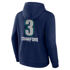 J.P. Crawford Seattle Mariners Name & Number Fastball Pullover Hoodie - Navy - MLB Online