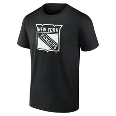 New York Rangers Personalized Name & Number Monochrome T-Shirt - Black - NHL 201281532