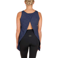 Dallas Cowboys New Era Women's Space-Dye Active Tank Top Navy