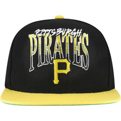 Pittsburgh Pirates Mitchell & Ness Rise Up Snapback Hat - Black - Mitchell & Ness on Sale