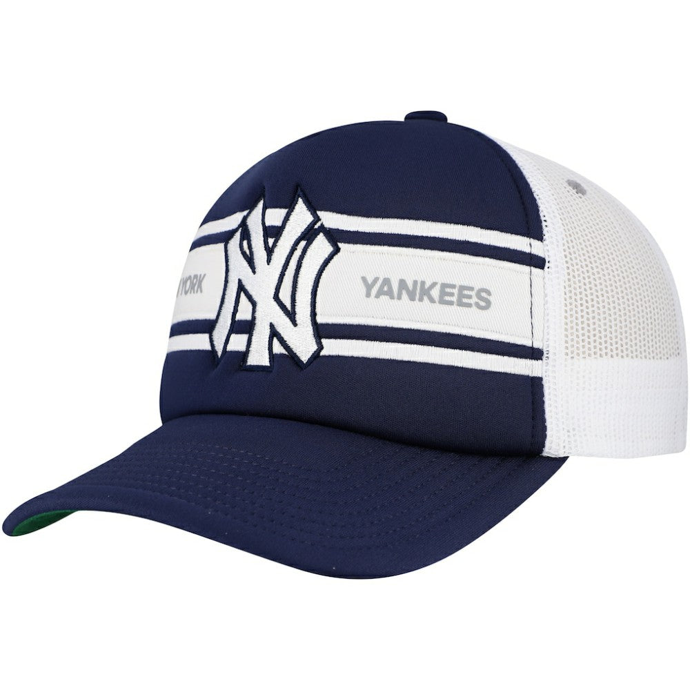 New York Yankees Sideline Trucker Adjustable Hat - Navy - MLB Lifestyle