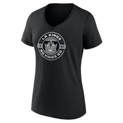Los Angeles Kings Women's Native V-Neck T-Shirt - Black - NHL 201291155