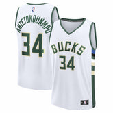 Giannis Antetokounmpo Milwaukee Bucks Fast Break Replica Player Jersey Association Edition White | Fanatics online