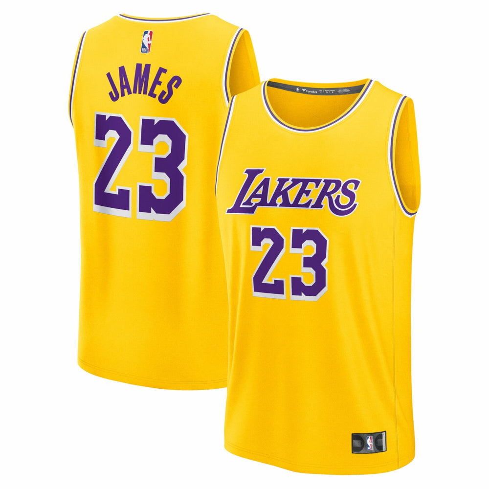 LeBron James Los Angeles Lakers Youth Fast Break Replica Player Jersey Icon Edition Gold | Fanatics outlet