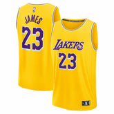 LeBron James Los Angeles Lakers Youth Fast Break Replica Player Jersey Icon Edition Gold | Fanatics outlet