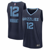 Ja Morant Memphis Grizzlies Youth Fast Break Replica Player Jersey Icon Edition Navy | Fanatics Near Me
