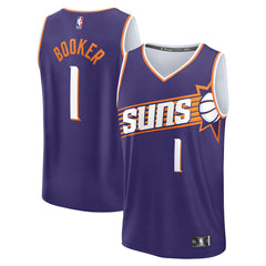Devin Booker Phoenix Suns Youth Fast Break Replica Player Jersey Icon Edition Purple | Fanatics Lifestyle