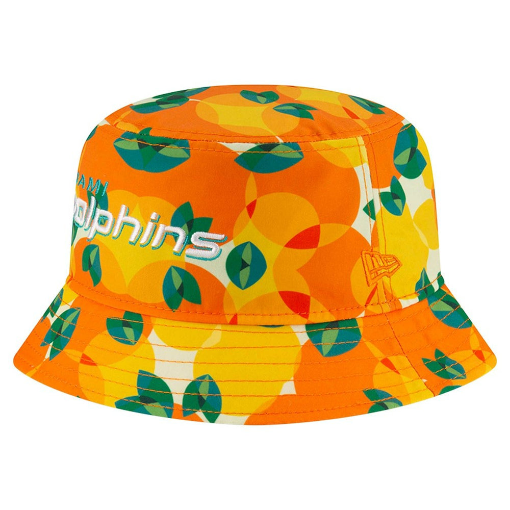 Miami Dolphins New Era Citrus Bucket Hat Orange
