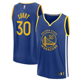 Stephen Curry Golden State Warriors Fast Break Replica Jersey Icon Edition Royal | Fanatics Lifestyle