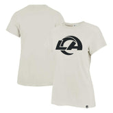 47 brand Los Angeles Rams '47 Women's Panthera Frankie T-Shirt Cream